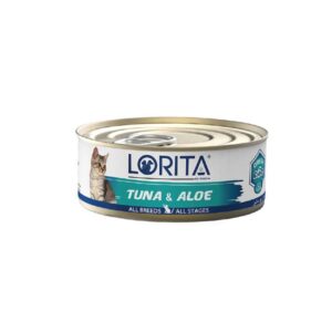 کنسرو گربه لوریتا با طعم ماهی تن و آلوئه ورا Lorita Tuna & Aloe وزن 90 گرم