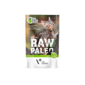 پوچ بچه گربه وت اکسپرت Vetexpert Raw Paleo Kitten با طعم گوشت خوک