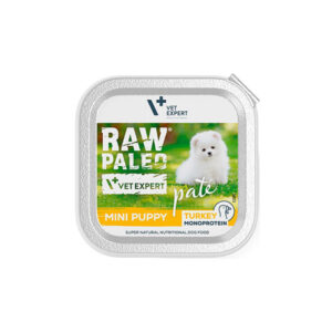 ووم سگ مینی پاپی وت اکسپرت Vetexpert Raw Paleo Mini Puppy با طعم بوقلمون