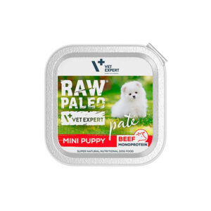 ووم سگ مینی پاپی وت اکسپرت Vetexpert Raw Paleo Mini Puppy با طعم گوشت گوساله