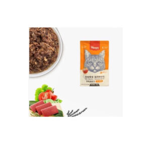 پوچ گربه ونپی Wanpy با طعم مرغ و ماهی تن وزن 80 گرم