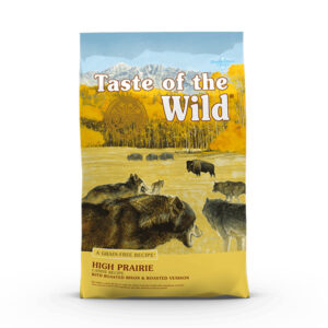 غذای خشک سگ بالغ تیست آف د وایلد Taste of the wild مدل High prairie وزن 2 کیلوگرم