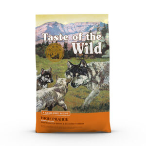 غذای خشک توله سگ تیست آف د وایلد Taste of the wild مدل High prairie وزن 2 کیلوگرم