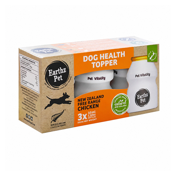 مکمل تقویتی سگ تاپر غذا با طعم مرغ ارسز پت Earthz Pet بسته ۳ عددی