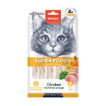 بستنی گربه طعم مرغ و کدو تنبل و کلم ونپی wanpy تعداد 5 عدد